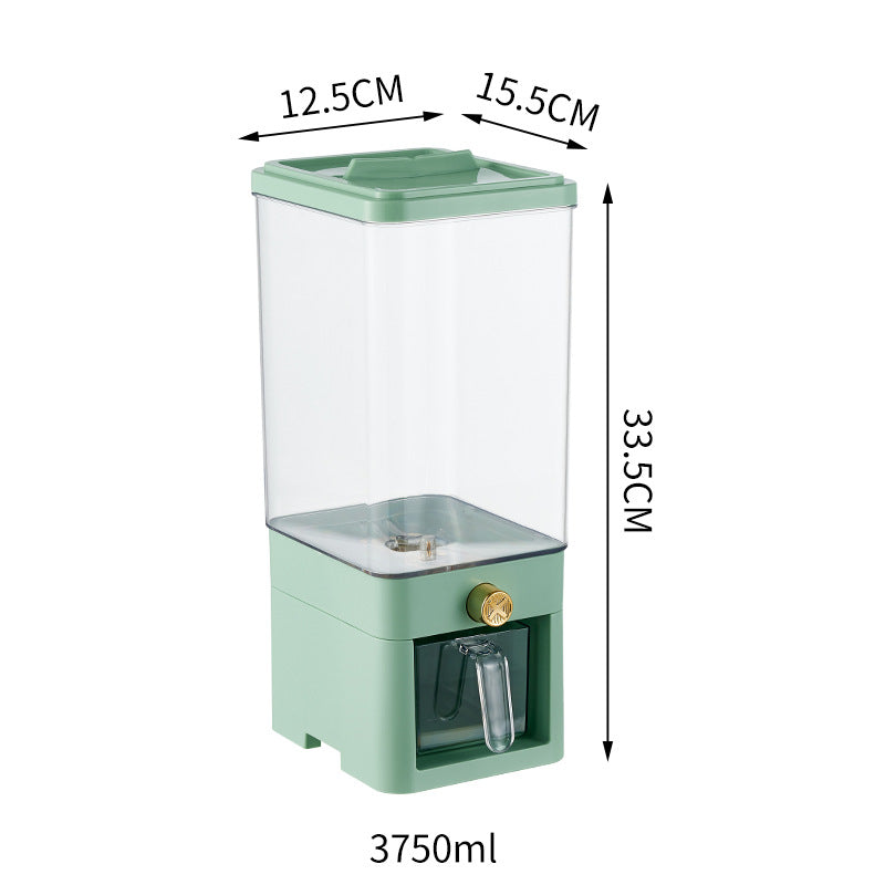 Kitchen Storage Large Capacity Rice Bucket Cereals Sealed Jar