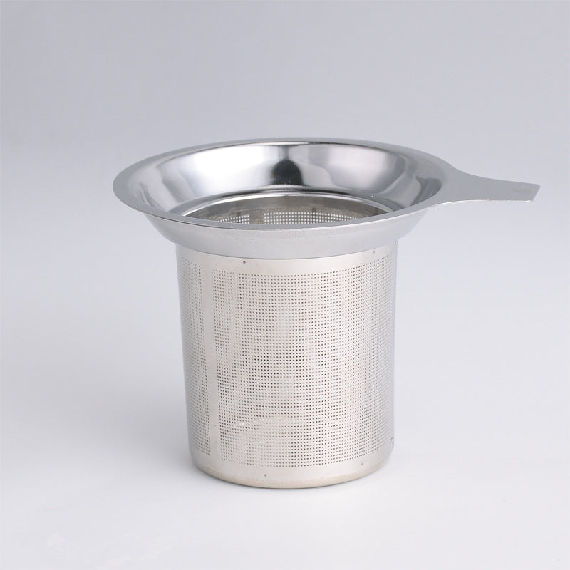 Stainless Steel Mesh Tea Ball Clip Household Handle Tea Round Filter