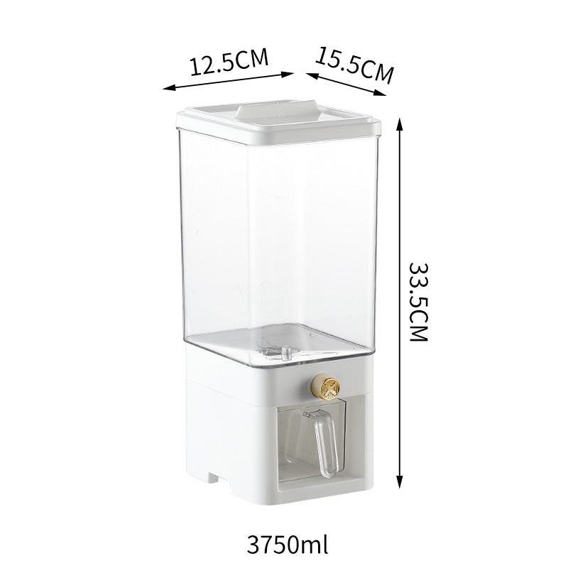 Kitchen Storage Large Capacity Rice Bucket Cereals Sealed Jar